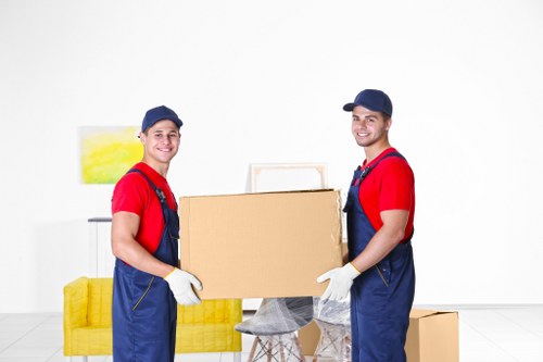 House moving team planning a local move in Togermany