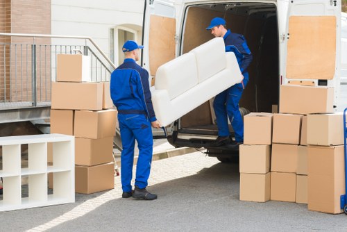 Risk assessment and packing checks during a Germany removals job