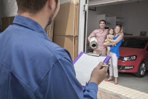 Office relocation service setup in a Togermany business area