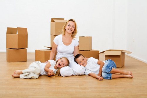 Professional movers handling a house relocation in Togermany
